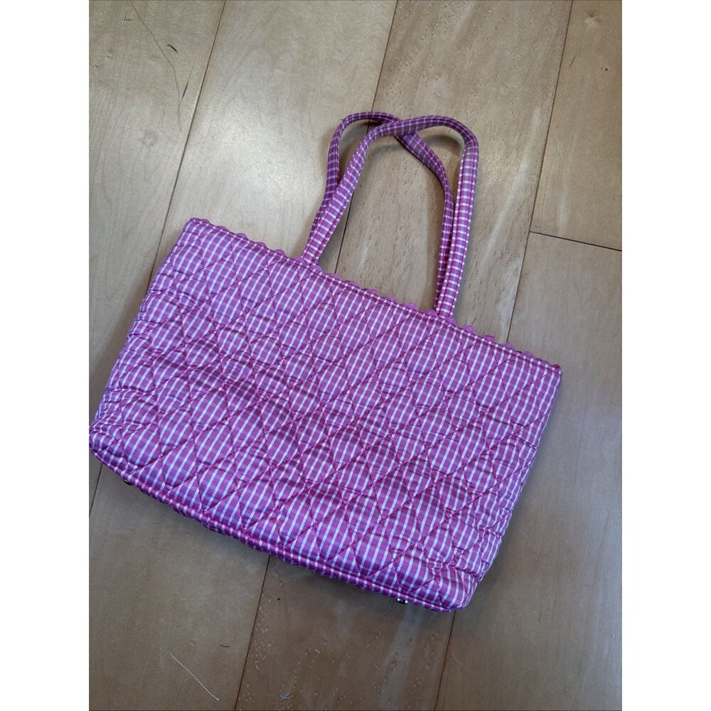 Y2K PINK SILK PURSE Vera Bradley Small Top Handle Bag Great Condition